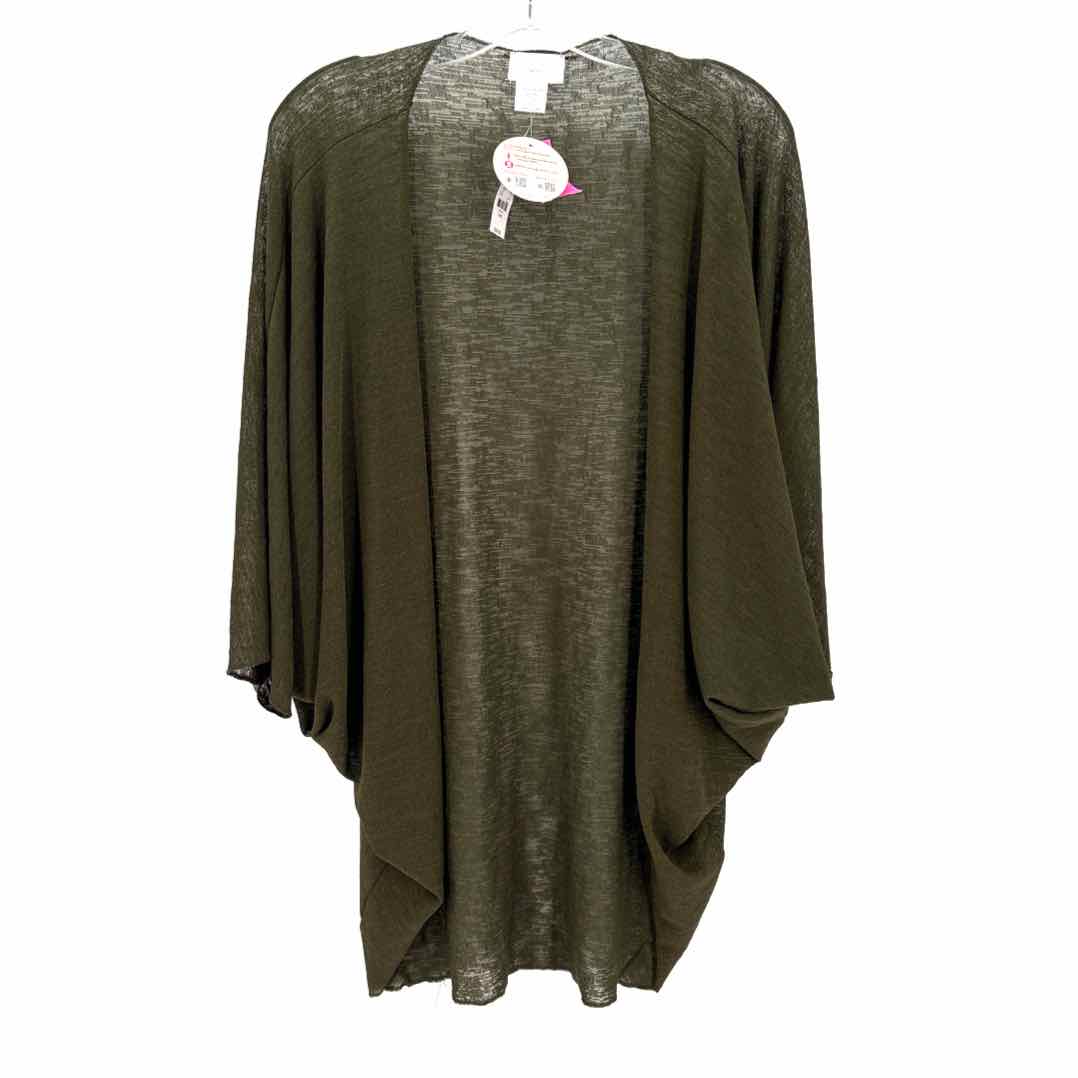 Size S/M F2F Forest Green Knit Cardigan