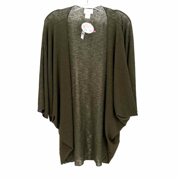 Size S/M F2F Forest Green Knit Cardigan