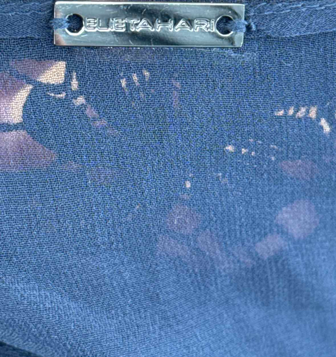 Size M ELIE TAHARI Navy Shirt