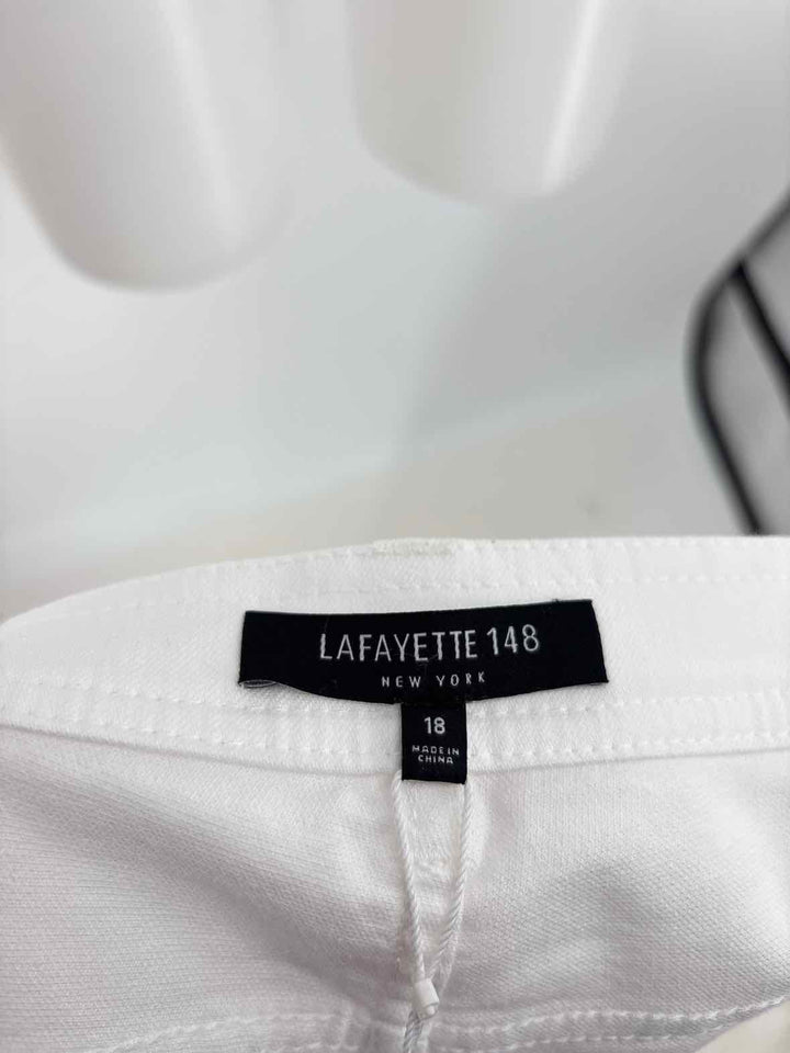 Size 18 LAFAYETTE White Pants