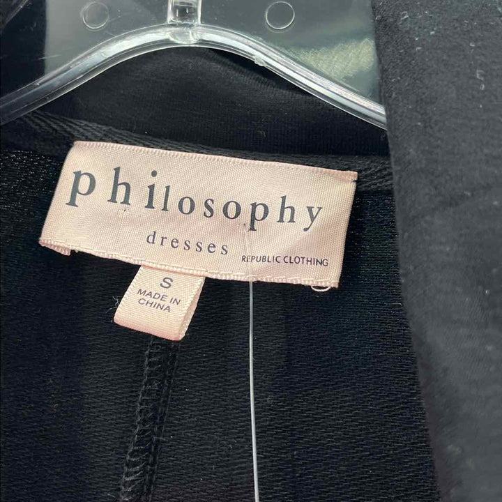 Size S PHILOSPHY Black Dress