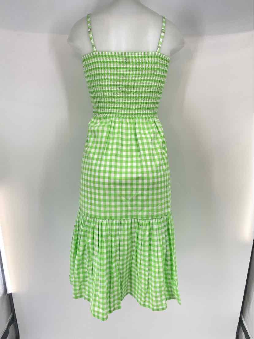 Size XS J Crew Green Print Dress