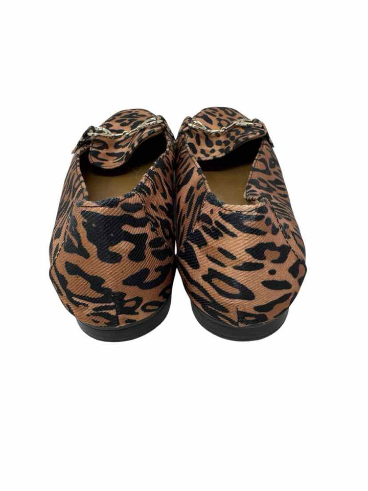 Shoe Size 6.5 Naturalizer Brown Print Flats