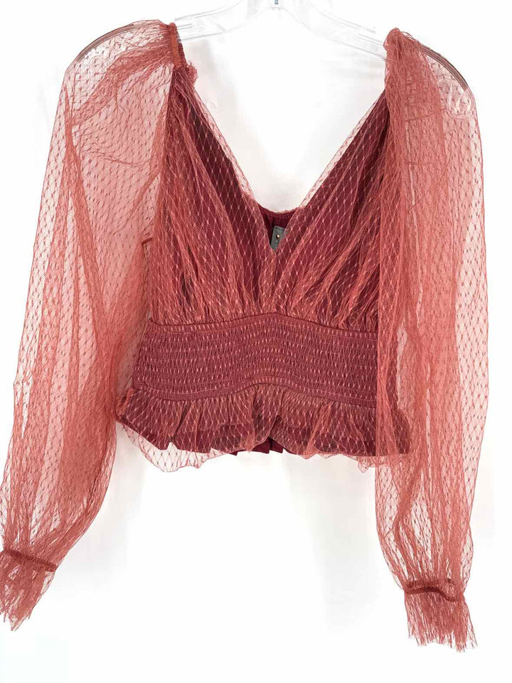 Size XS Anthropologie Wine Shirt