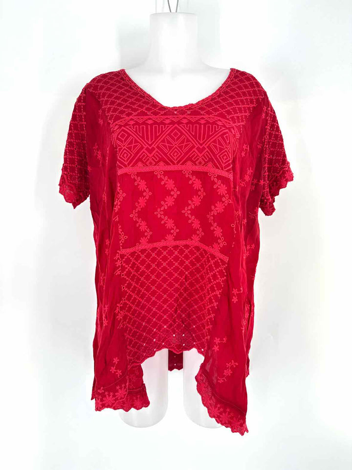 Size M Johnny Was Red Shirt