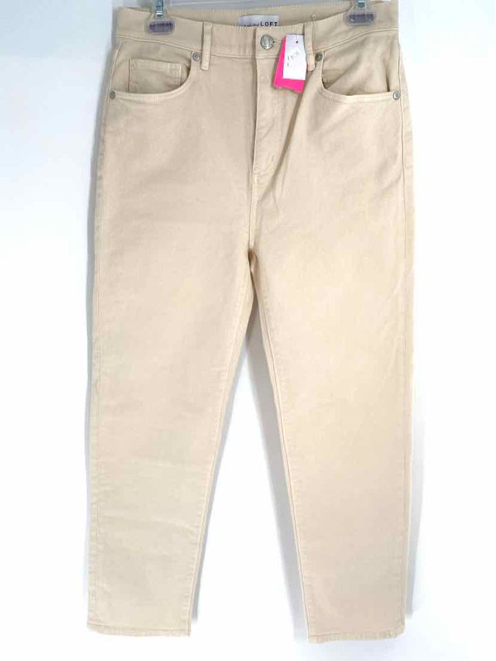 Size 4 Ann Taylor Beige Pants