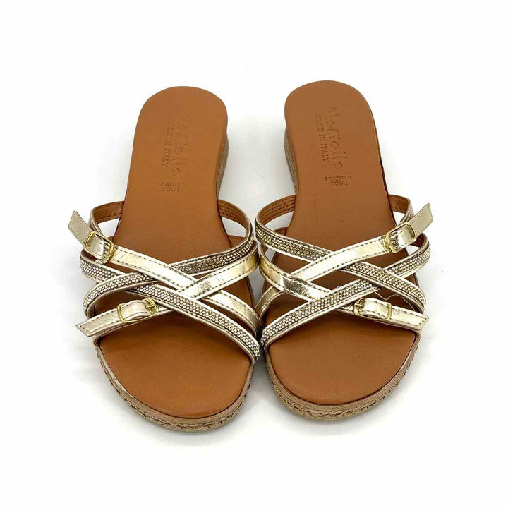 Shoe Size 9 Gold Sandals