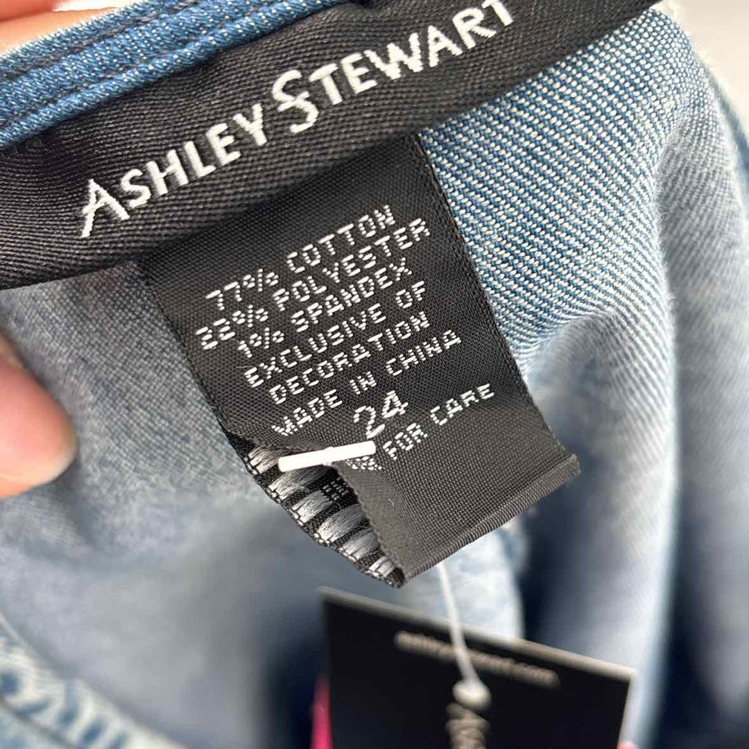Size 24 Ashley Stewart Denim Dress