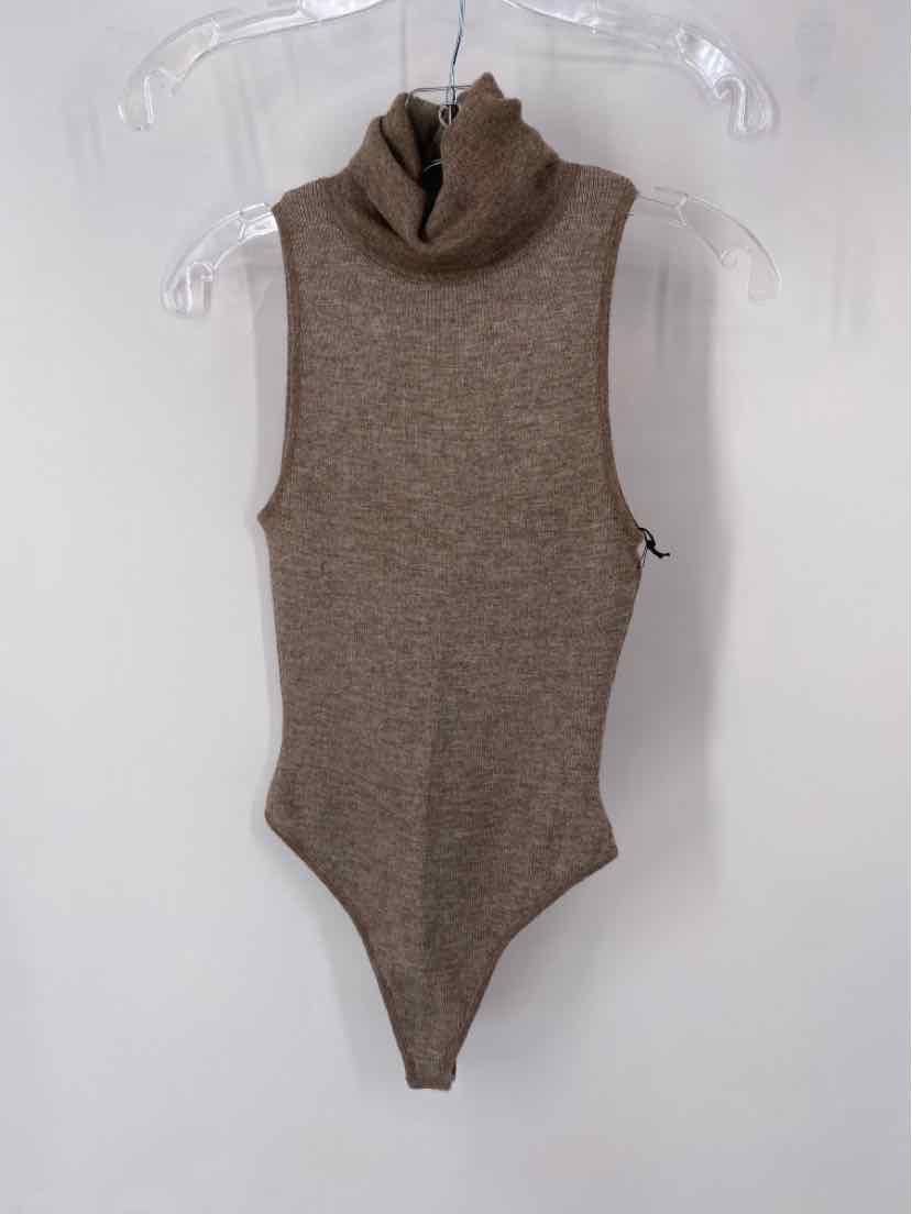 Size S Brown Knit Luxury - Sweater