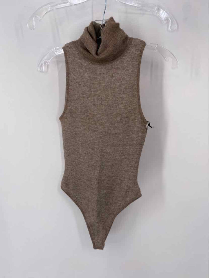 Size S Brown Knit Luxury - Sweater