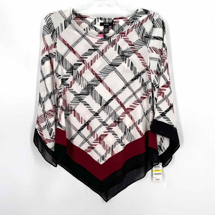 Size M ALFANI Multi-Color Shirt