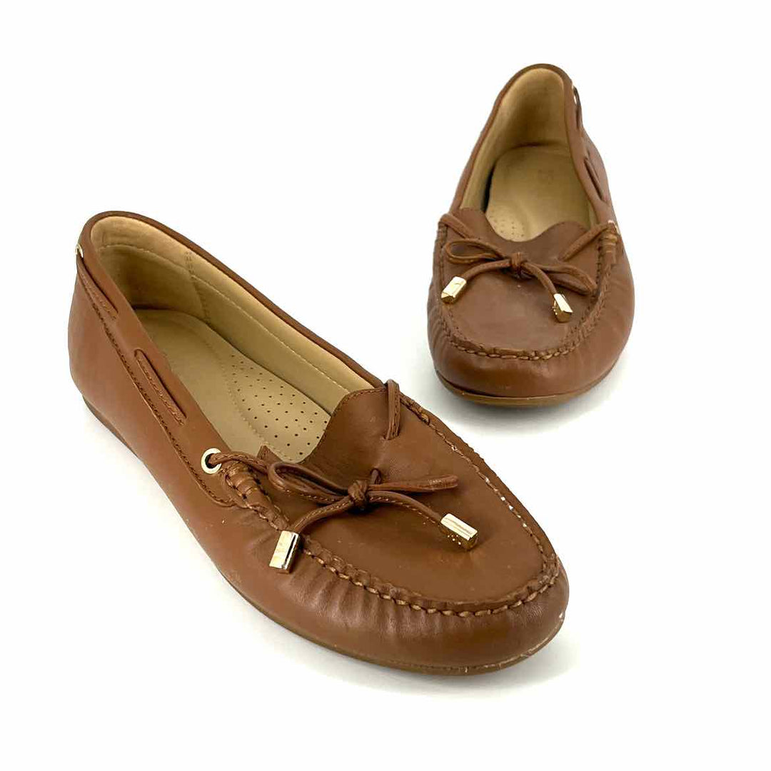 Shoe Size 9 Michael Kors Camel Leather Loafers