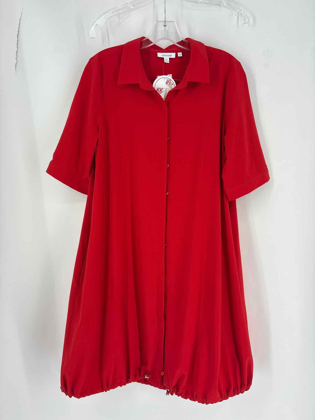 Size M Chico's Red Shirt