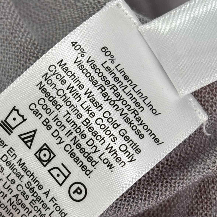 Size M DKNY Gray Knit Vest