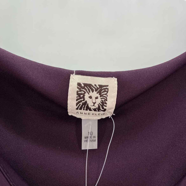 Size 10 Anne Klein Purple Dress