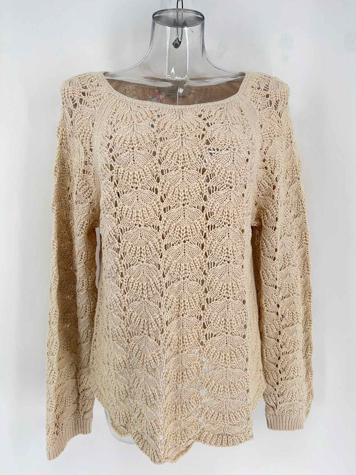 Size XXL Ann Taylor Ivory Knit Sweater