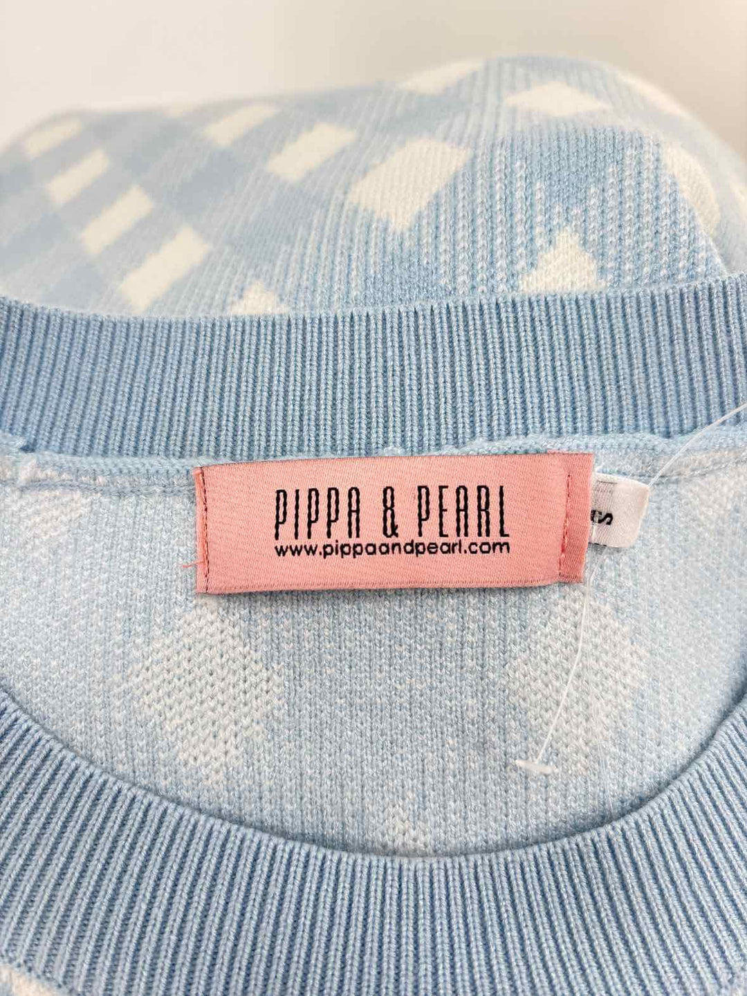 Size S Blue Print Dress