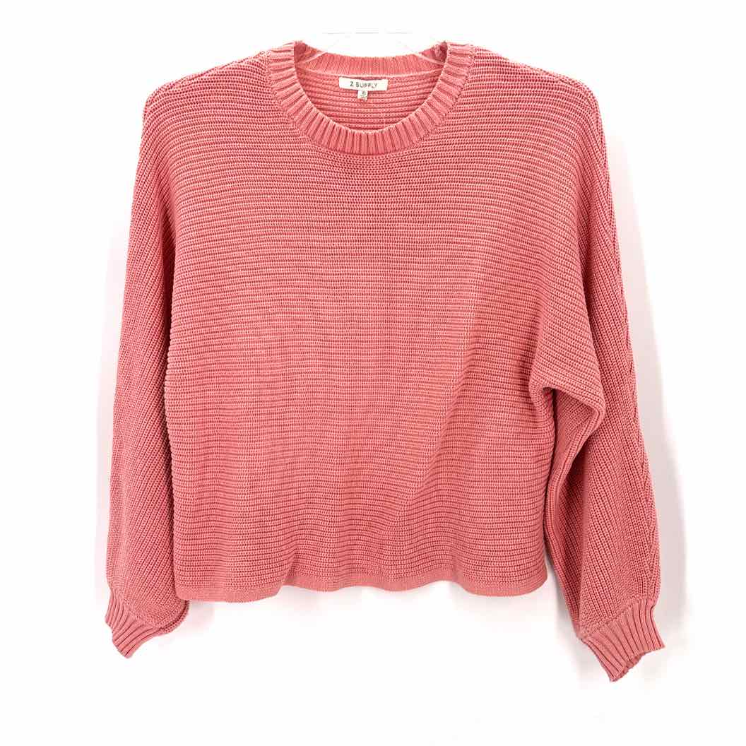 Size XS Z SUPPLY Peach Knit Sweater