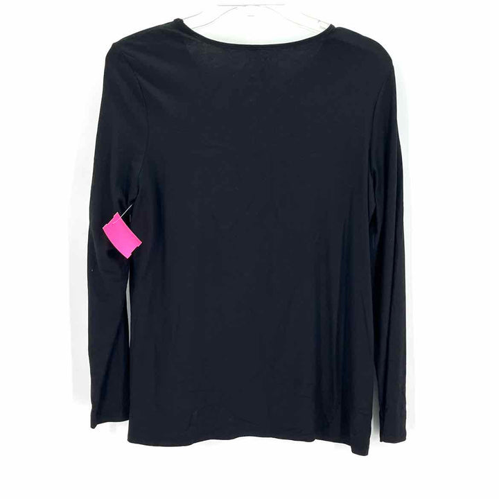 Size M Chico's Black Cotton Shirt