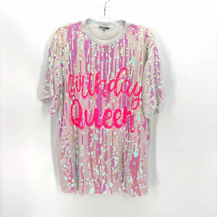 Size 2X FASHION NOVA Iridescent Shirt
