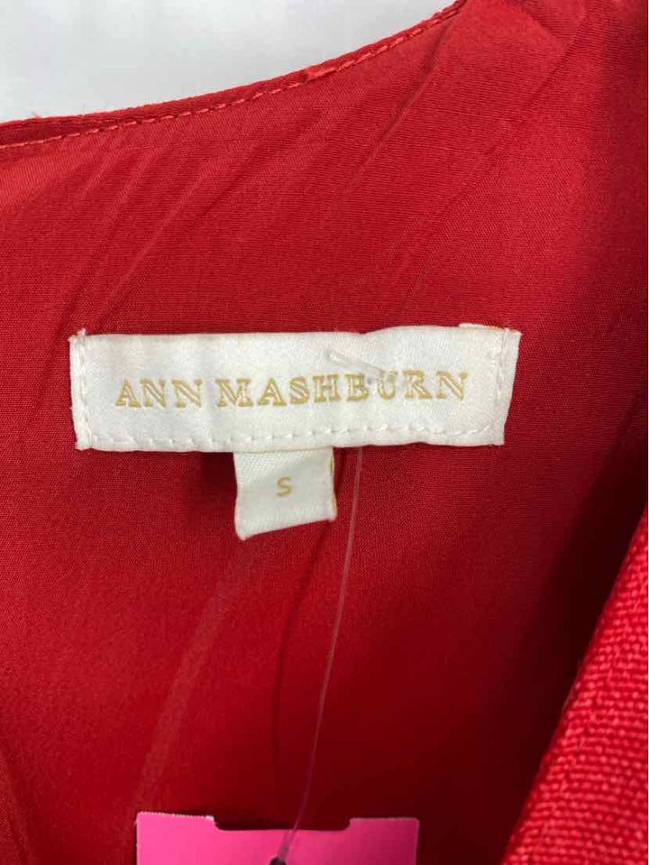 Size S ANN MASHBURN Red Shirt