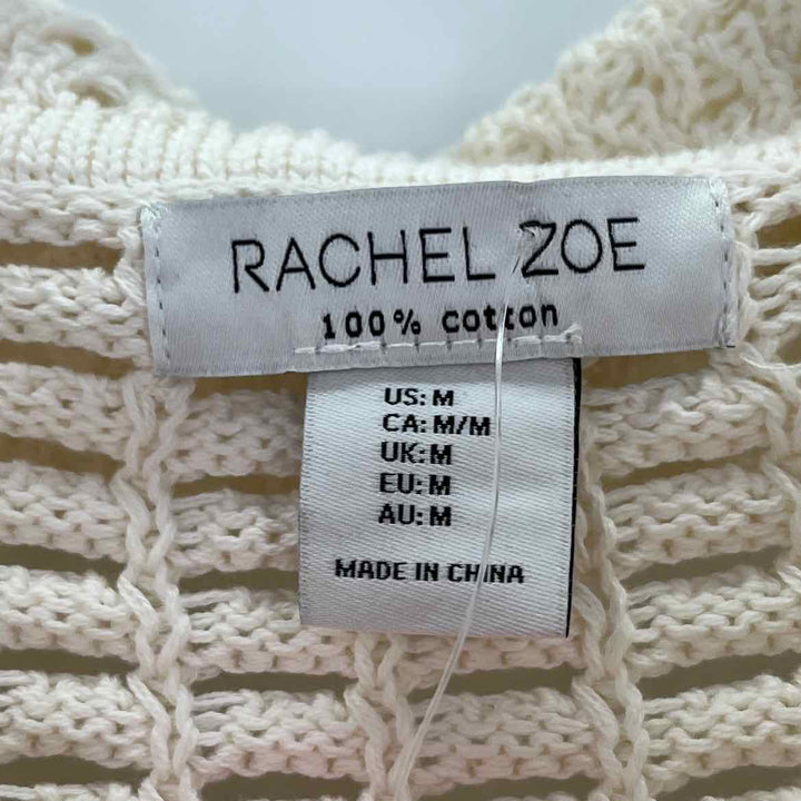 Size M RACHEL ZOE Ivory Knit Sweater