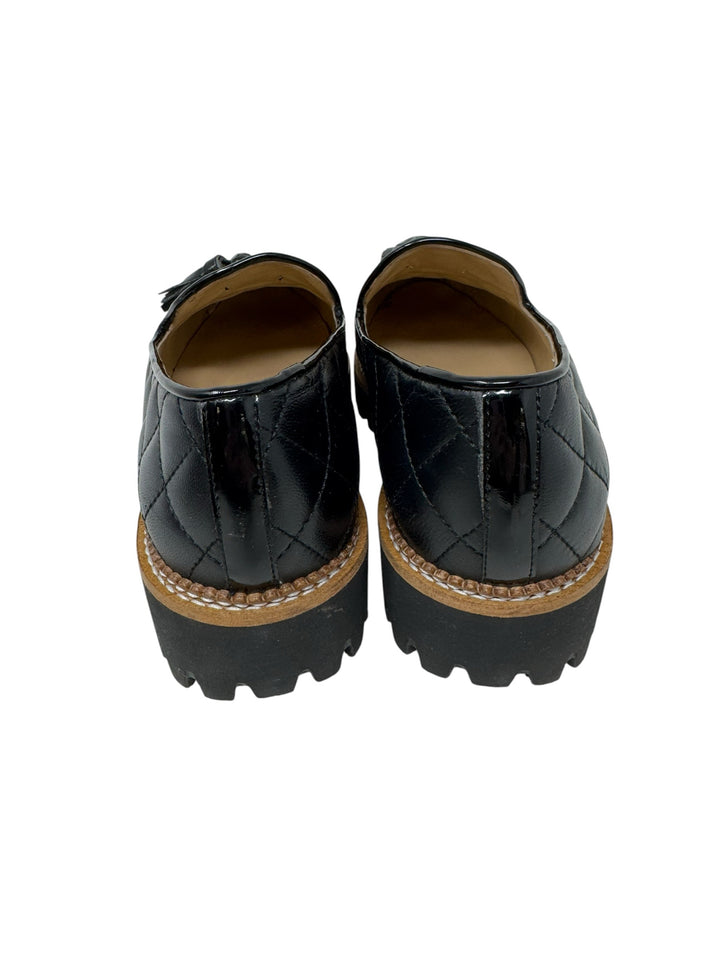 Shoe Size 40 JON JOSEF Black Leather Loafers