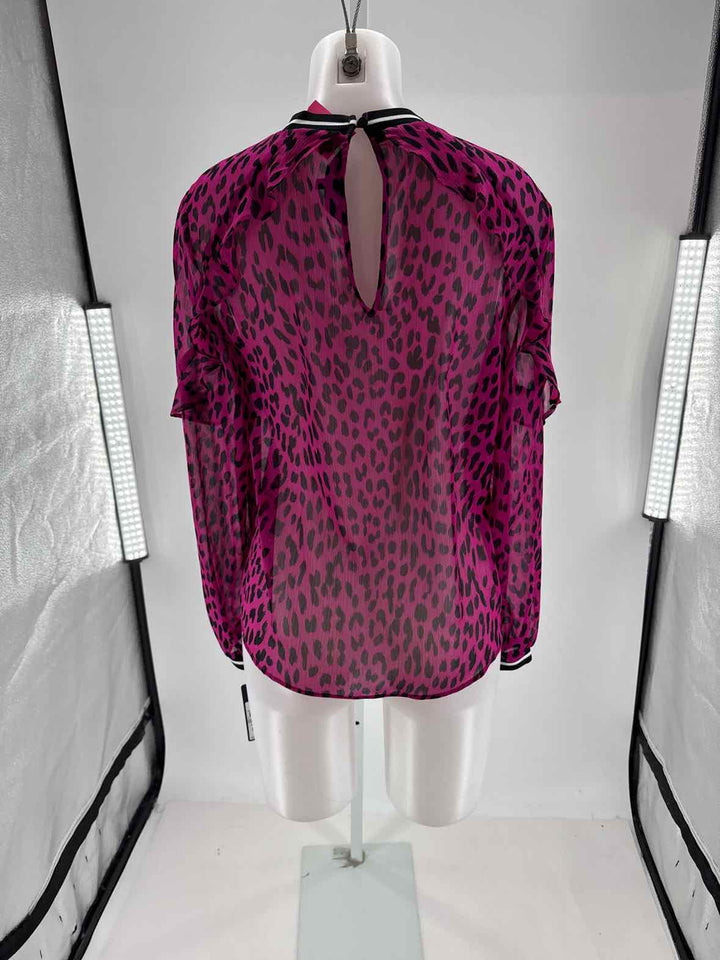 Size 6 RACHEL ZOE Pink Shirt