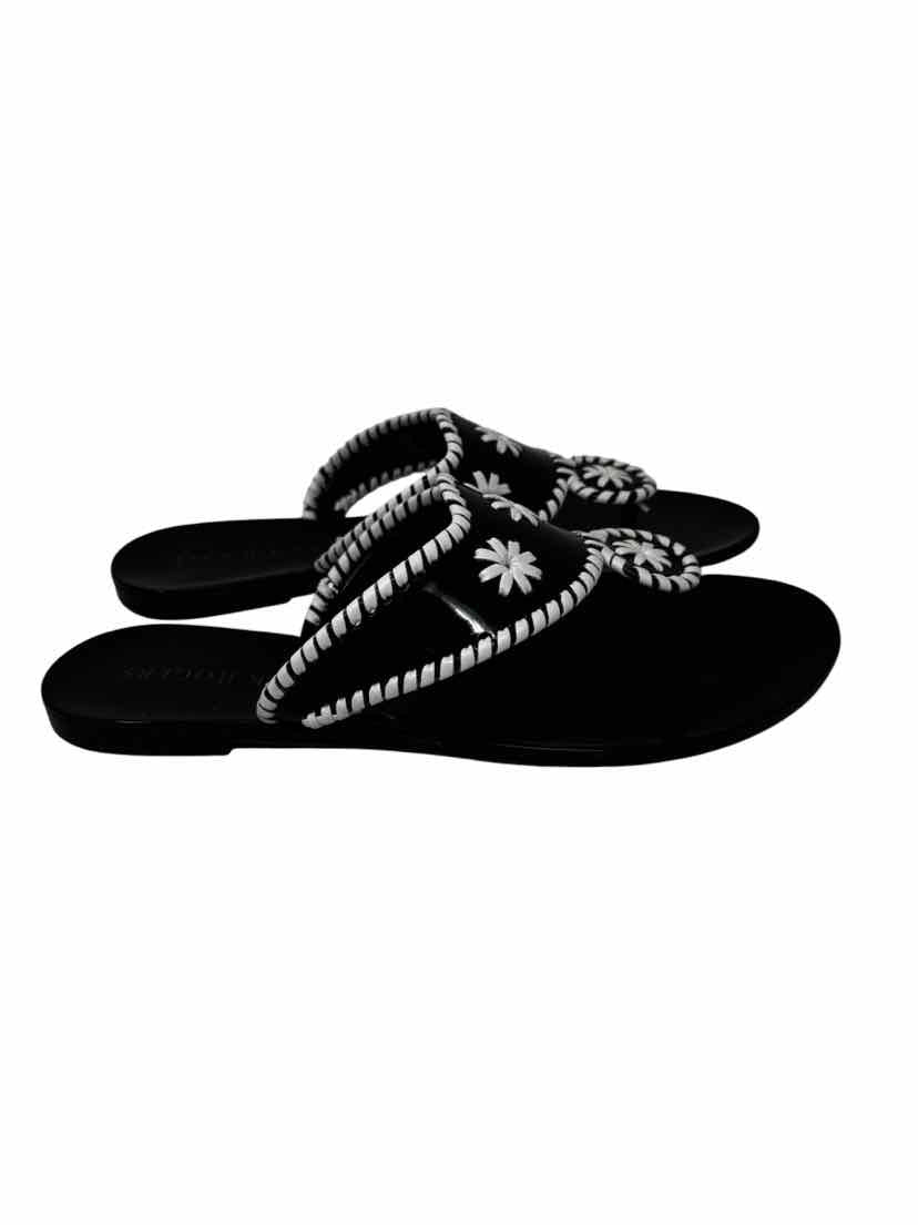 Shoe Size 9 Jack Rogers Black/White Sandals