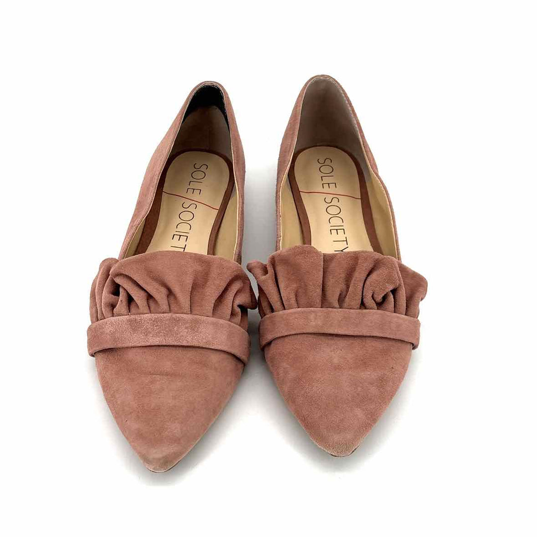 Shoe Size 9.5 SOLE SOCIETY Pink Flats