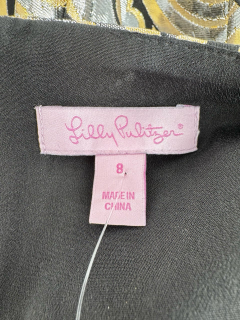Size 8 Lilly Pulitzer Gold Dress