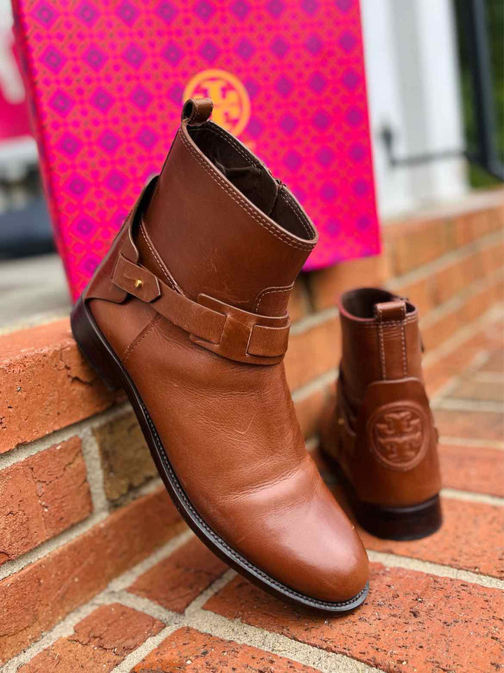 Shoe Size 9.5 Tory Burch Brown Leather Boots
