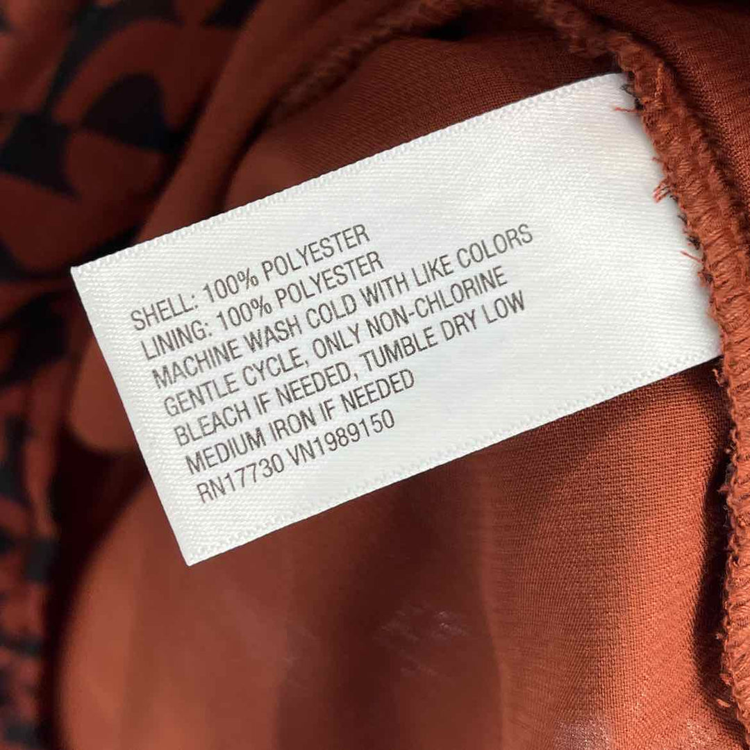 Size L A NEW DAY Brown Print Dress