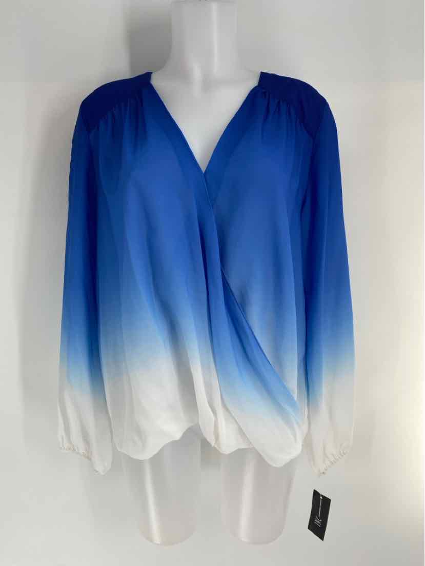 Size L INC Blue Shirt