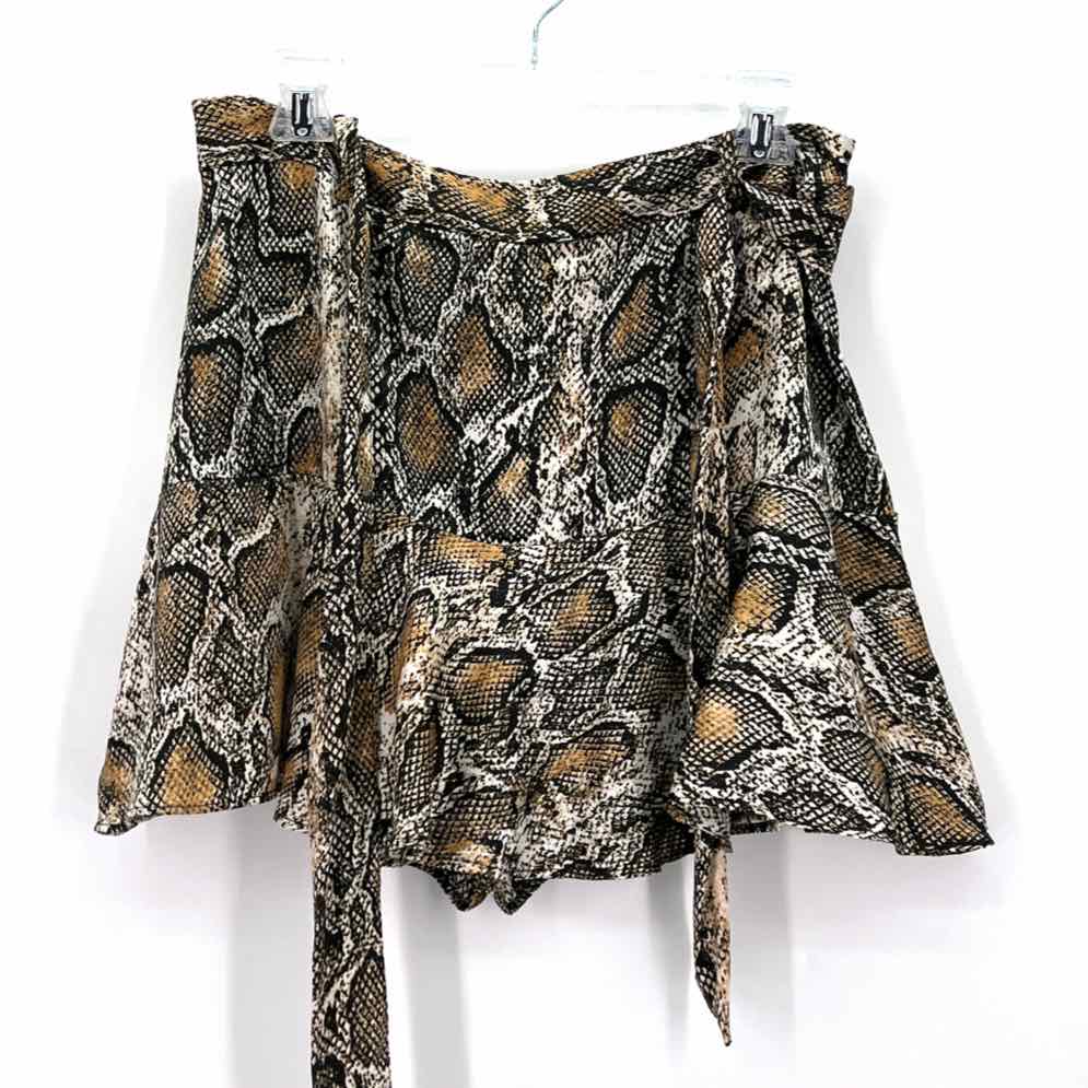 Size XL ZARA Brown Print Skirt