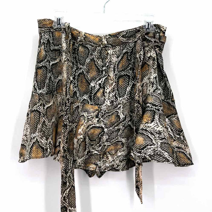 Size XL ZARA Brown Print Skirt