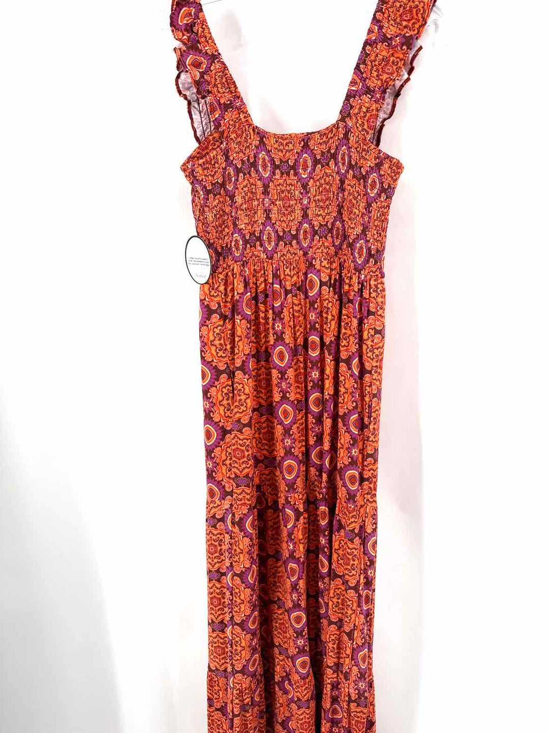 Size S SOMA ORANGE PRINT Dress