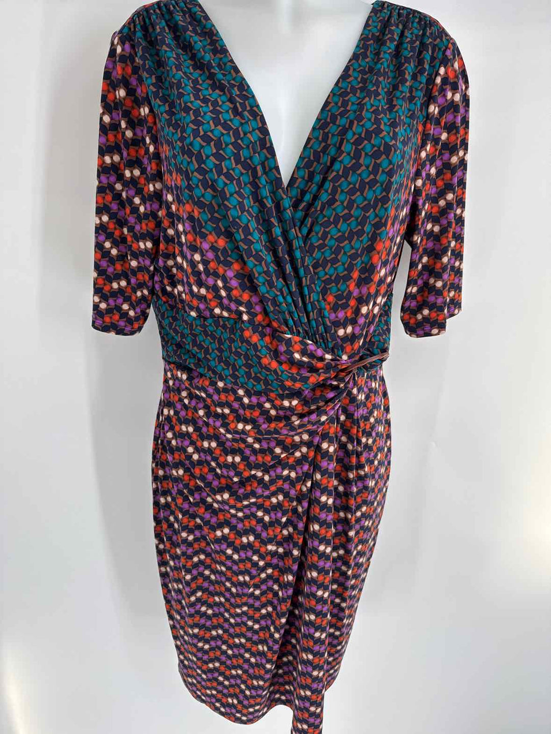 Size 16 Jones New York Multi-Color Dress