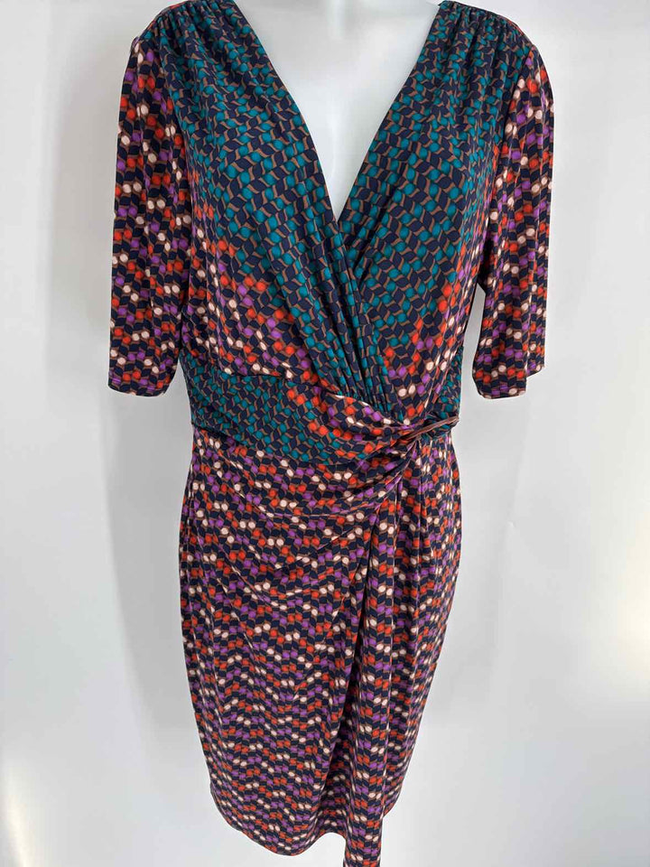 Size 16 Jones New York Multi-Color Dress