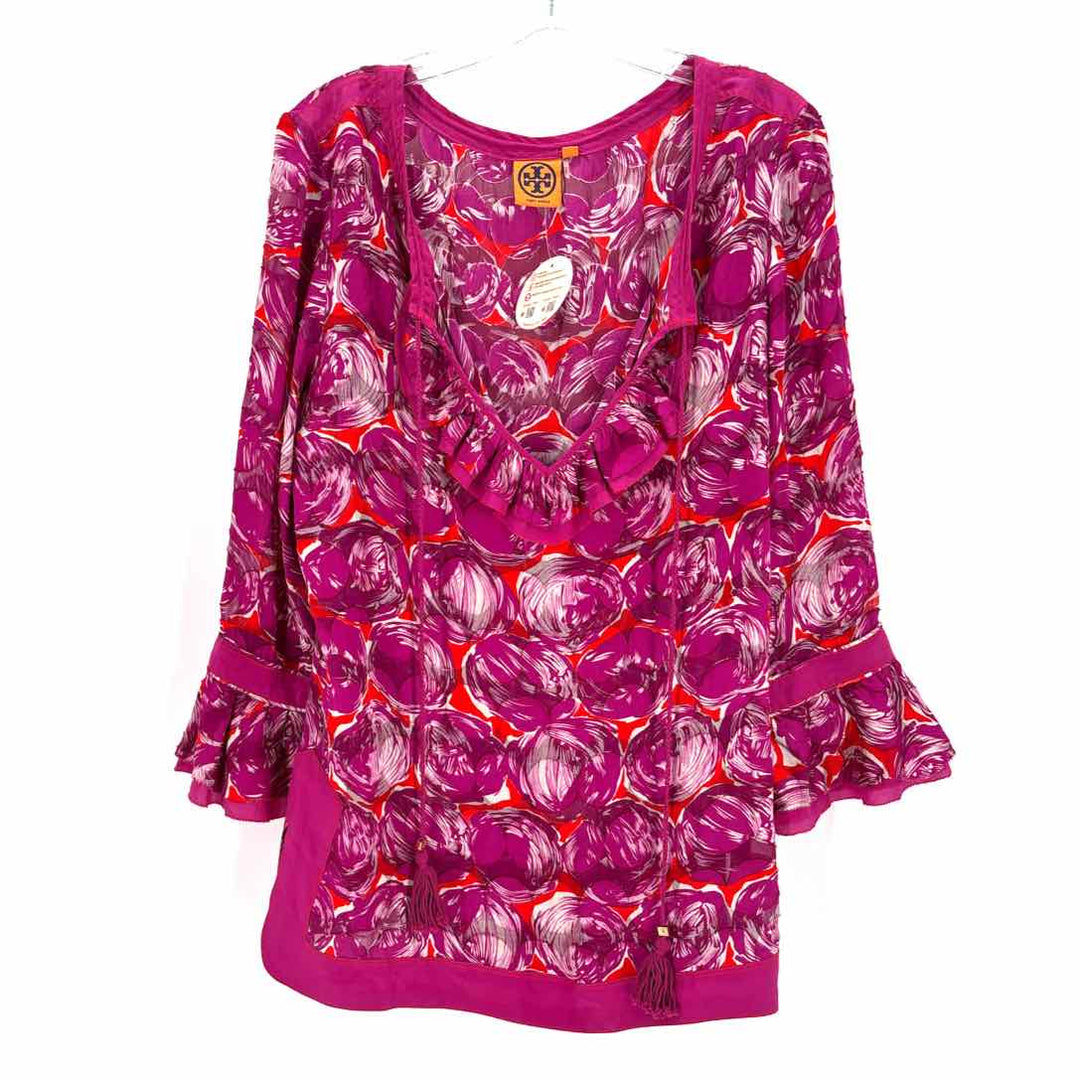 Size 12 Tory Burch Purple Shirt