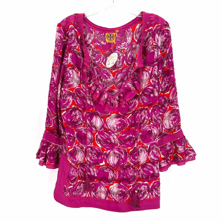 Size 12 Tory Burch Purple Shirt