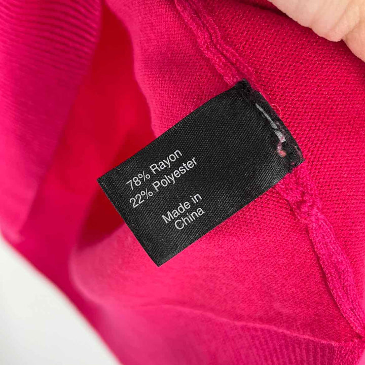 Size 22/24 LANE BRYANT Hot Pink Knit Sweater