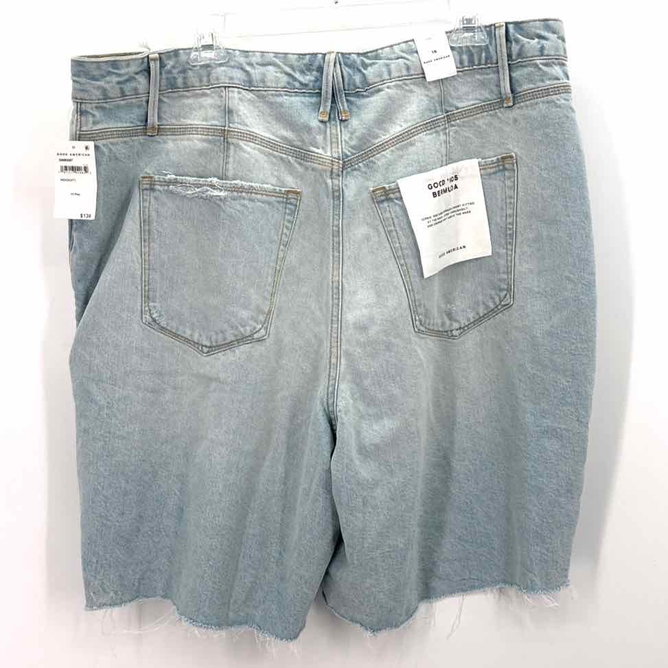 Size 15 GOOD AMERICAN Blue Denim Shorts