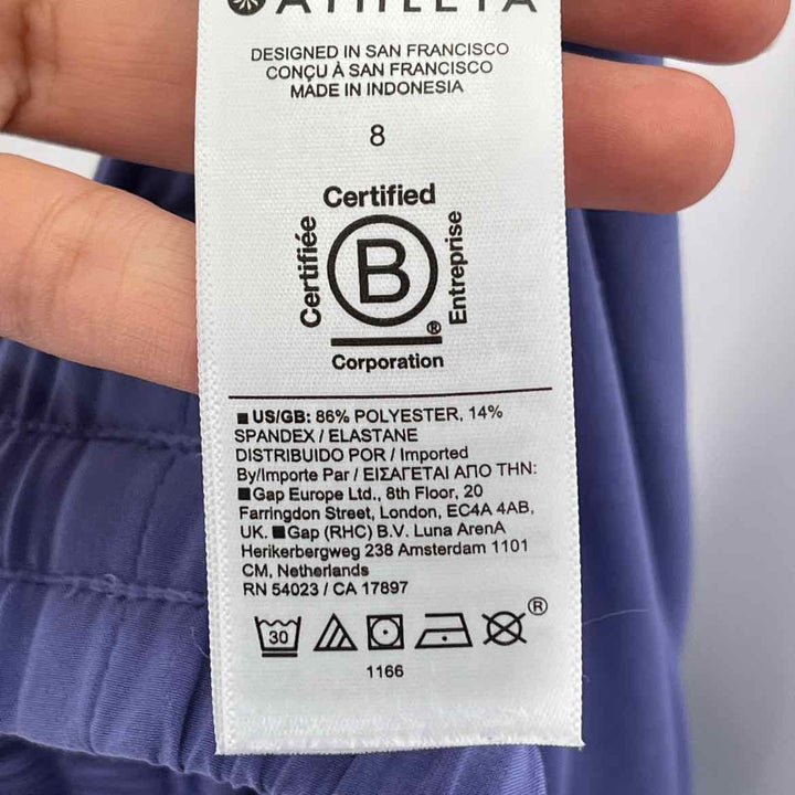 Size 8 Athleta Purple Pants