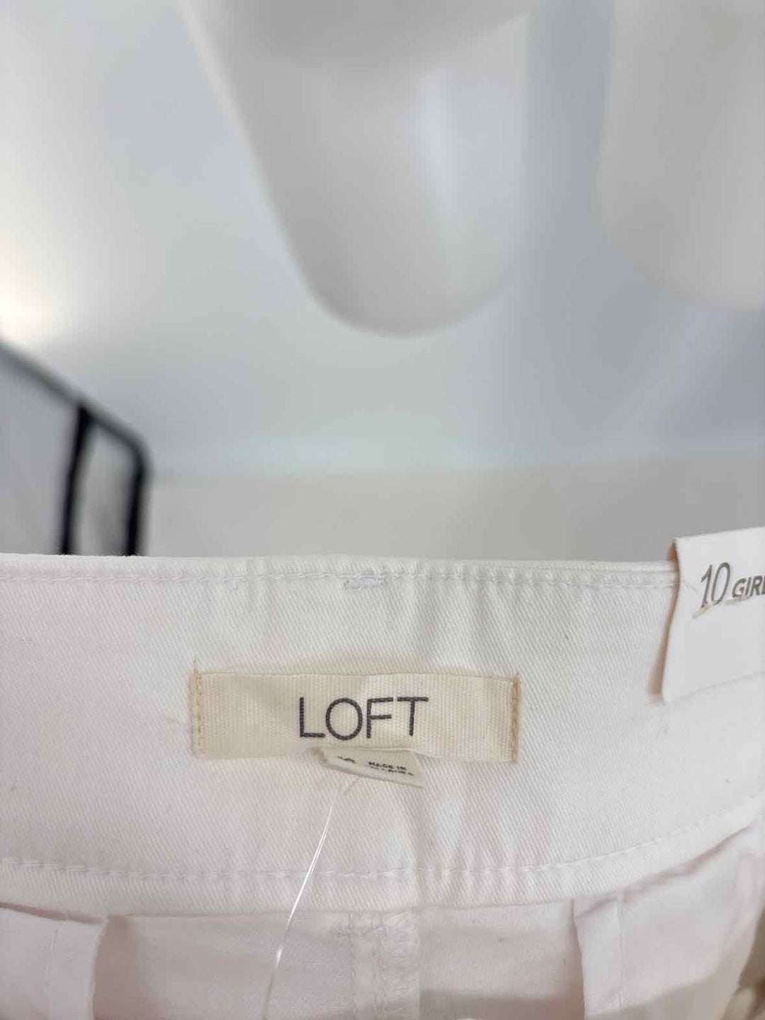 Size 10 LOFT White Pants