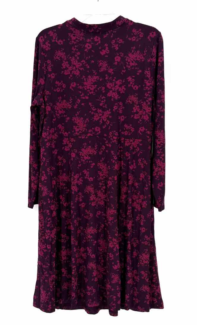 Size M J JILL Plum Dress