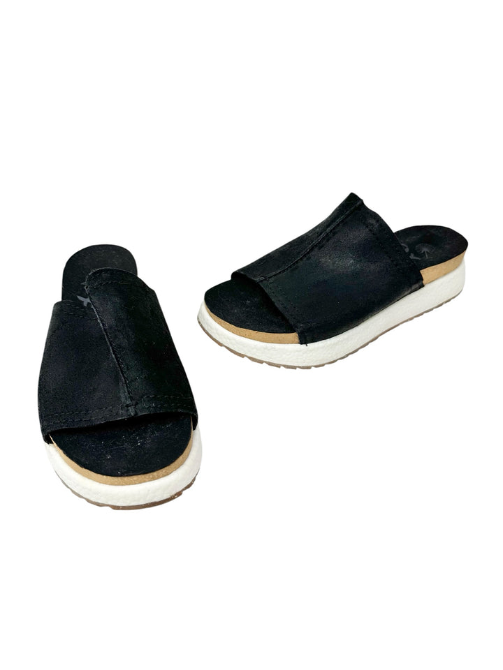 Shoe Size 7.5 OTBT Black Sandals
