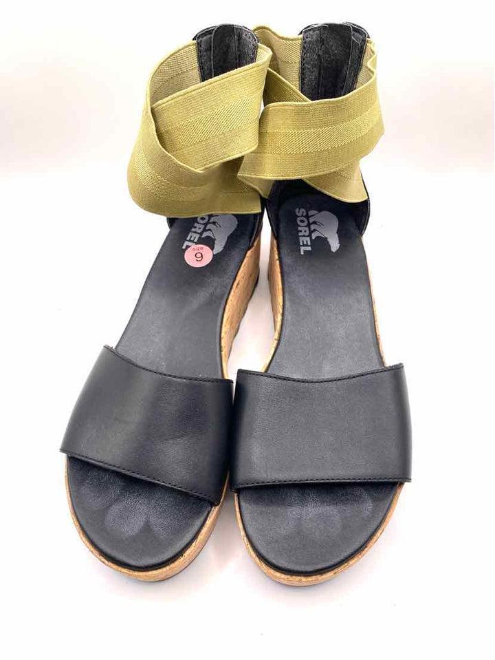Shoe Size 9 Sorel Black Sandals