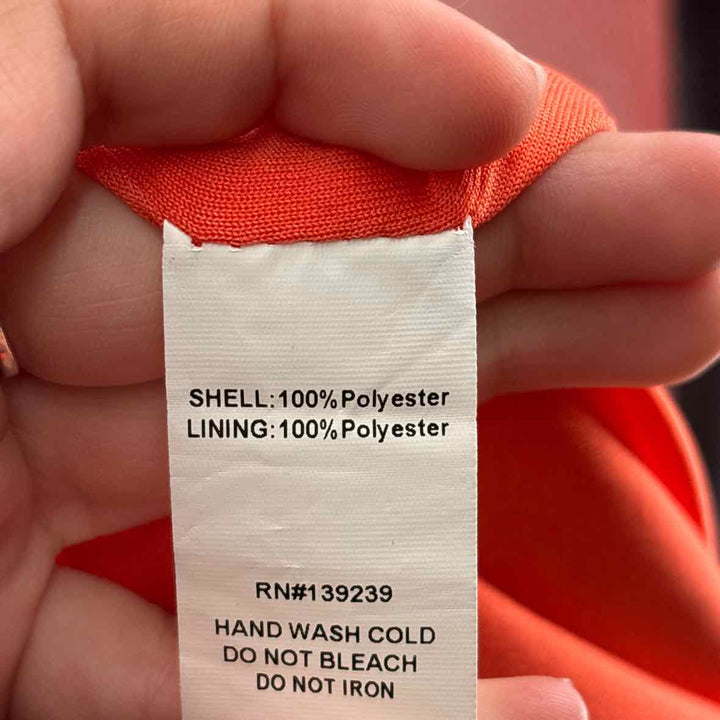 Size S THE IMPECABLE PIG Orange Romper