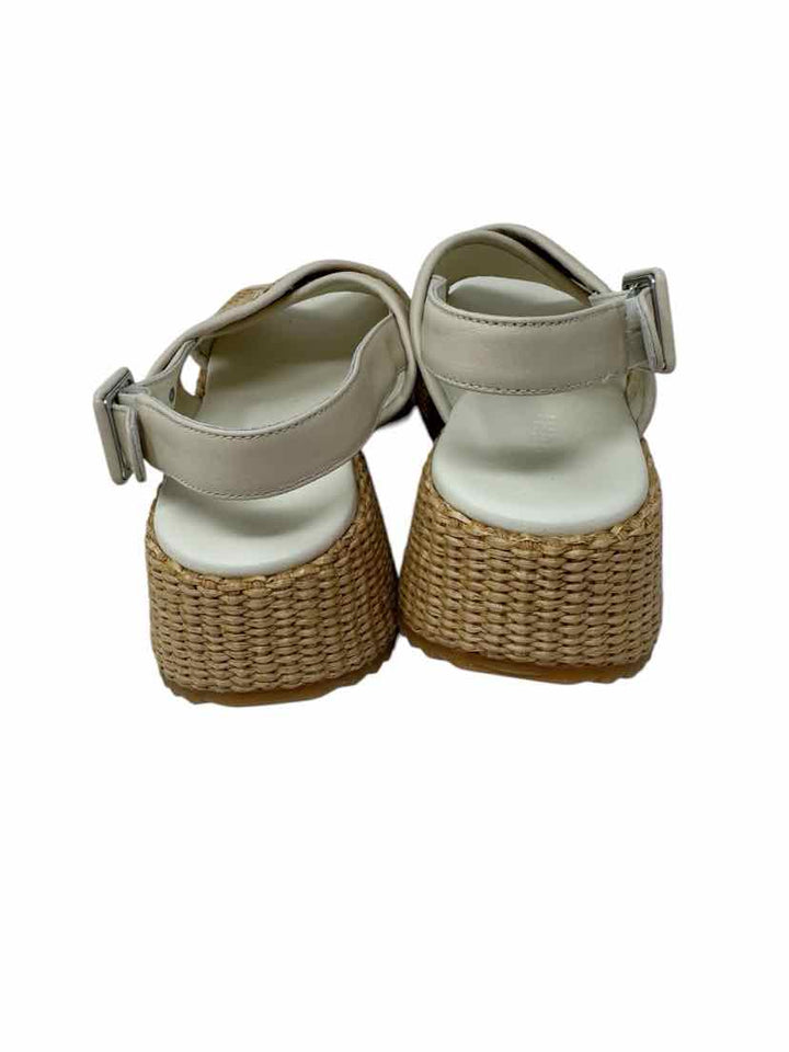 Shoe Size 38.5 M.GEMI Tan Leather Sandals